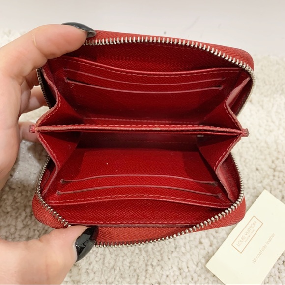 Louis Vuitton Epi red leather small zippier wallet - Picture 4 of 8